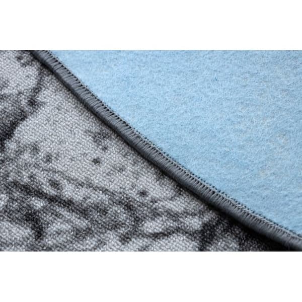 Matta CONCRETE cirkel Betong grå, cirkel 100 cm