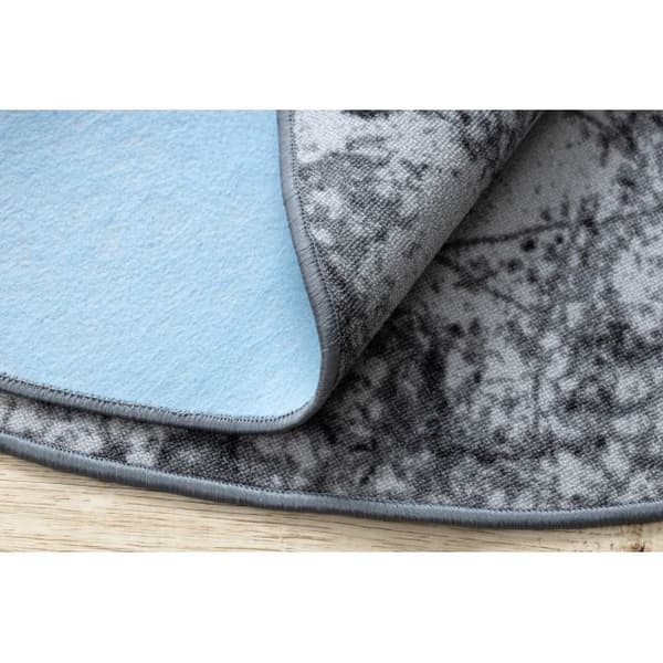 Matta CONCRETE cirkel Betong grå, cirkel 100 cm