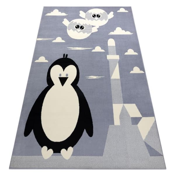 Matto BCF FLASH Penguin 3997 - Pingviini harmaa, 160x220 cm