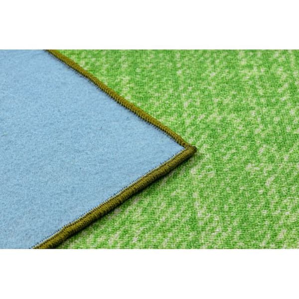 Matto lapsille HEARTS Pesty denim sydämet, lasten - vehreys, 200x250 cm