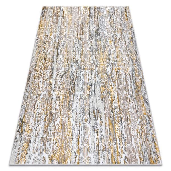 Modern GLOSS Matta 8487 63 Ornament snygg, glamour guld / beige, 240x330 cm