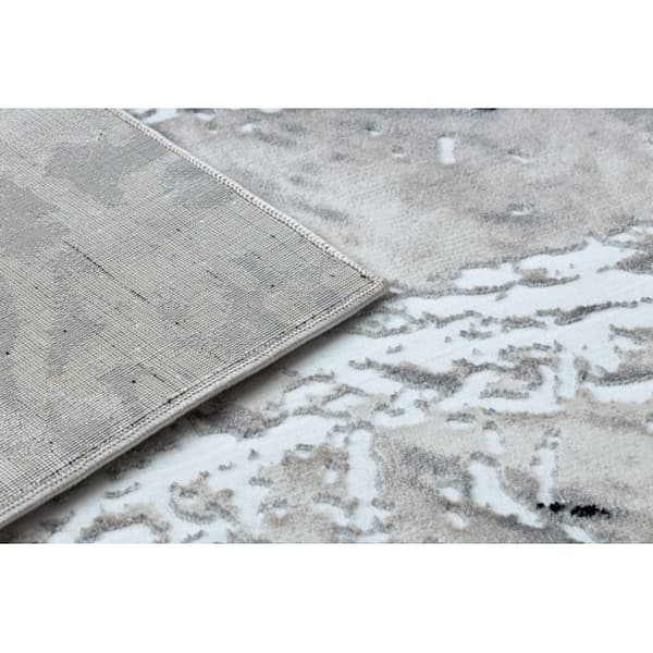Modern GLOSS Matta 8488 37 Abstraktion snygg, glamour beige / grå, 280x370 cm