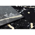 Miniatyrbild 3 av 5: Modern GLOSS Matta  410A 86 Marmor, sten, snygg, glamour svart / guld, 280x370 cm