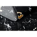 Miniatyrbild 4 av 5: Modern GLOSS Matta  410A 86 Marmor, sten, snygg, glamour svart / guld, 280x370 cm