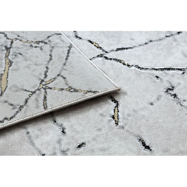 Modern GLOSS Matta 529A 53 Marmor, sten, snygg, glamour elfenben / beige, 80x150 cm