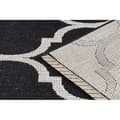 Miniatyrbild 3 av 5: MATTA SIZAL FLOORLUX 20608 Marockansk spaljé svart / silver, 140x200 cm