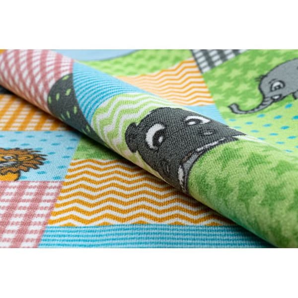 Matto lapsille ZOO eläimet, lemmikit lasten, 100x300 cm