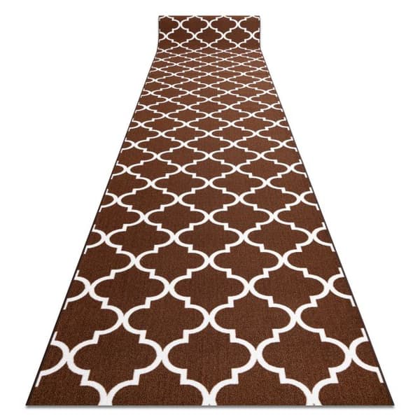 Kumipäällysteinen kävelyrunko 110 cm Marokkolainen apilaruskea TRELLIS 30351, 110x110 cm
