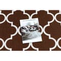 Miniatyrbild 2 av 5: Löpare  anti-halk TRELLIS brun 110 cm 30351, 110x260 cm