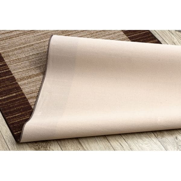 Kumipäällysteinen kävelyrunko 80 cm STREIFEN ruskea, 80x670 cm