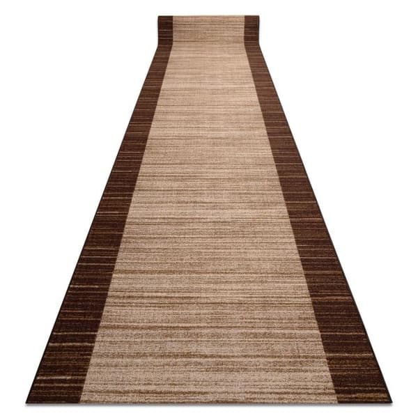 Kumipäällysteinen kävelyrunko 80 cm STREIFEN ruskea, 80x670 cm