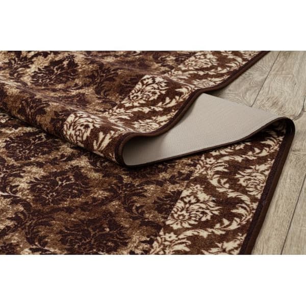 Löpare anti-halk ROMANCE 80 cm brun, 80x270 cm