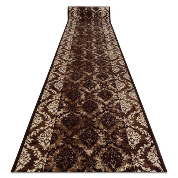 Löpare anti-halk ROMANCE 100 cm brun, 100x940 cm