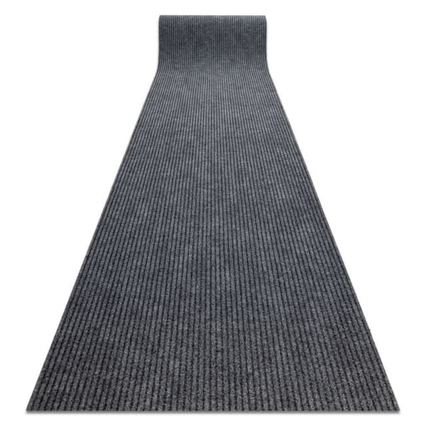 Löpare - Dörrmatta halkskydd GIN 2126 utomhus, inomhus liverpool grå 200 cm, 200x100 cm