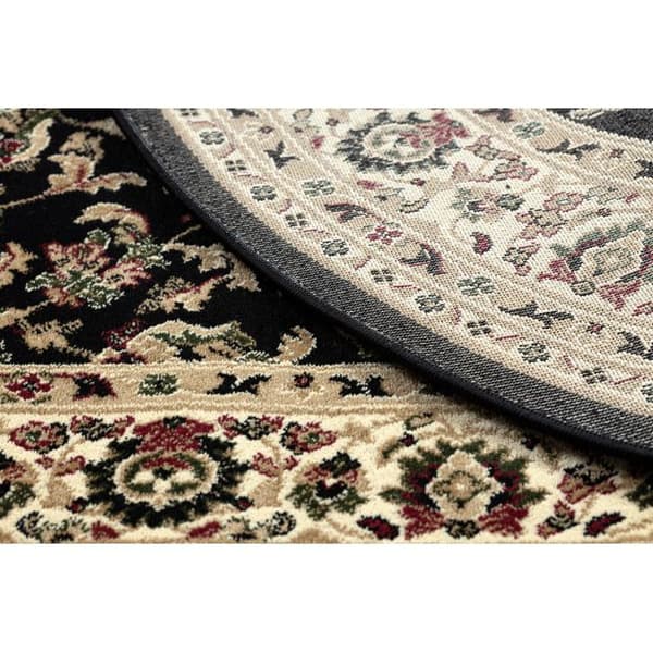 Matta ROYAL ADR oval design 1745 svart , 100x180 cm