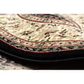 Miniatyrbild 3 av 5: Matta ROYAL ADR cirkel design 521 svart , cirkel 120 cm