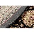 Miniatyrbild 4 av 5: Matta ROYAL ADR cirkel design 521 svart , cirkel 120 cm