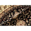 Miniatyrbild 5 av 5: Matta ROYAL ADR cirkel design 521 svart , cirkel 120 cm