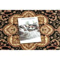 Miniatyrbild 2 av 5: Matta ROYAL ADR cirkel design 521 svart , cirkel 120 cm