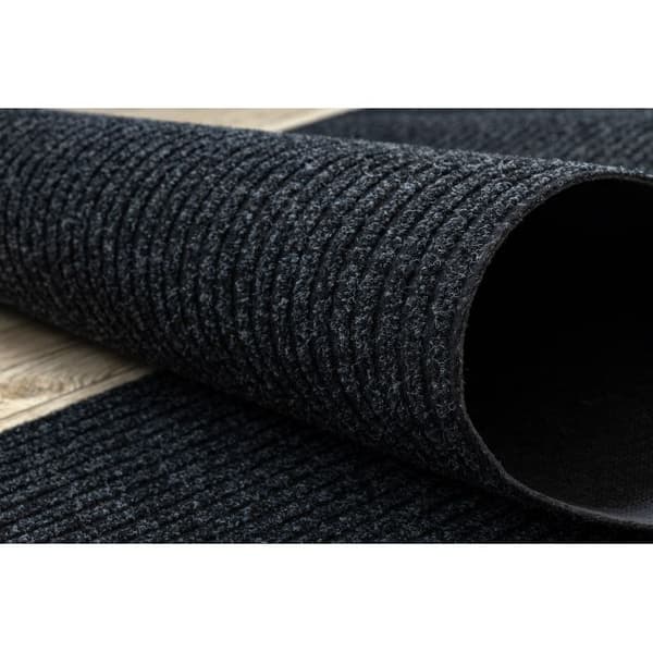 Löpare - Dörrmatta halkskydd GIN 2057 utomhus, inomhus liverpool antracit 120 cm, 120x350 cm