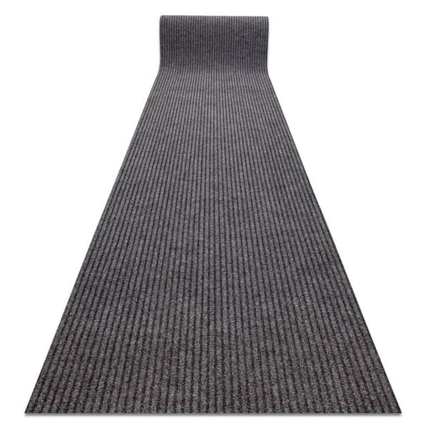 Visker skridsikker 80 cm GIN 1206 liverpool ekstern, intern, gummibelagt - lyse brun, 80x610 cm