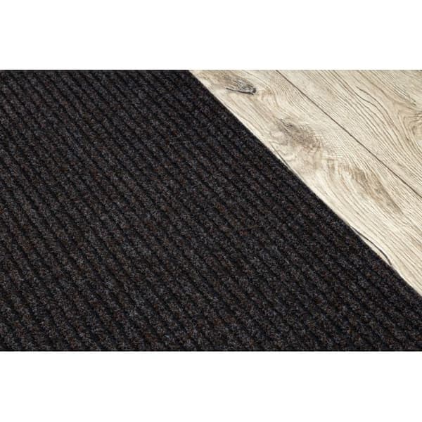 Löpare - Dörrmatta halkskydd GIN 7053 utomhus, inomhus liverpool brun 80 cm, 80x840 cm