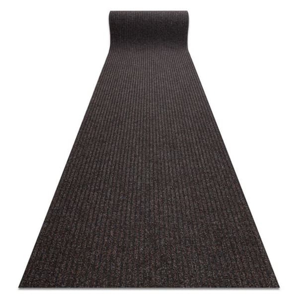 Löpare - Dörrmatta halkskydd GIN 7053 utomhus, inomhus liverpool brun 100 cm, 100x200 cm