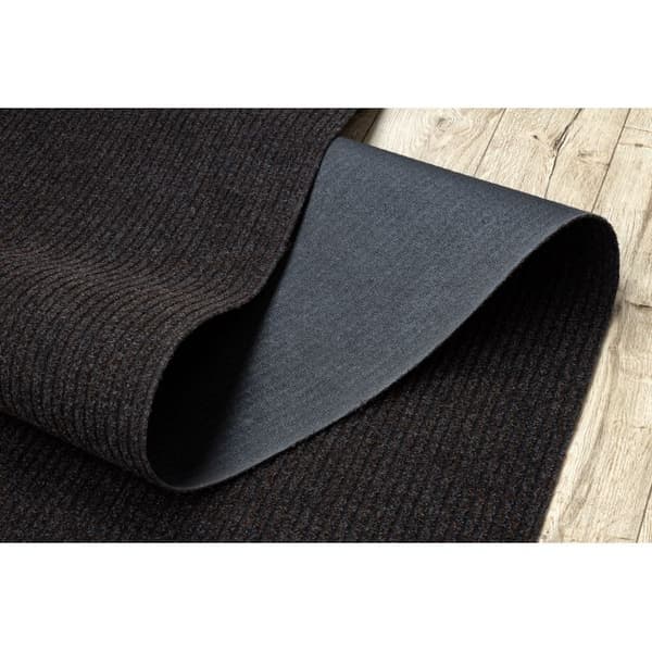 Visker skridsikker 100 cm GIN 7053 liverpool ekstern, intern, gummibelagt - brun, 100x750 cm