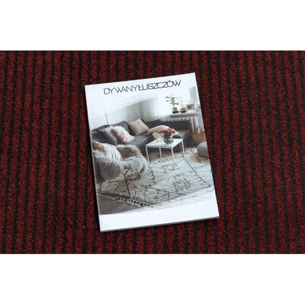 Löpare - Dörrmatta halkskydd GIN 3086 utomhus, inomhus liverpool röd 120 cm, 120x560 cm