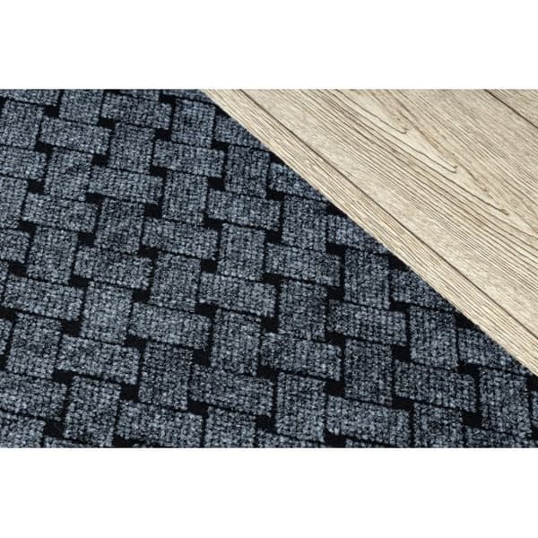 Visker skridsikker 100 cm VECTRA 902 ekstern, intern, gummibelagt - lyse grå, 100x340 cm