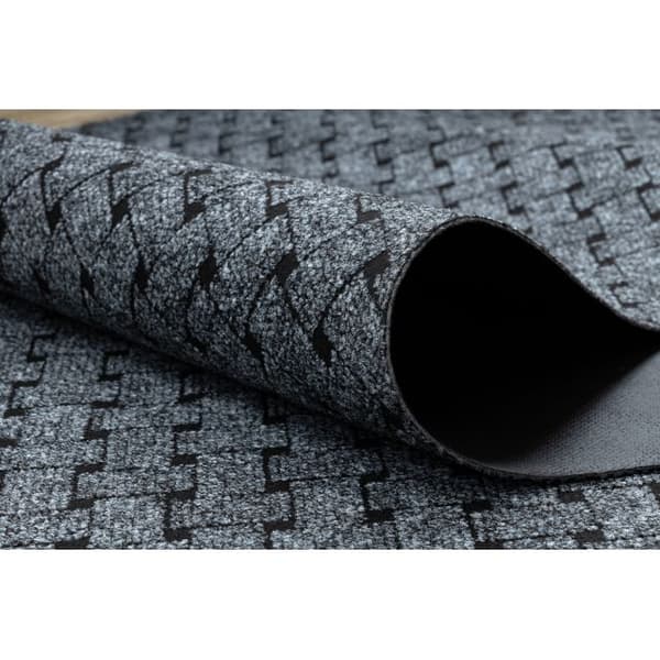 Löpare - Dörrmatta halkskydd 200 cm VECTRA 902 utomhus, inomhus ljusgrå, 200x140 cm
