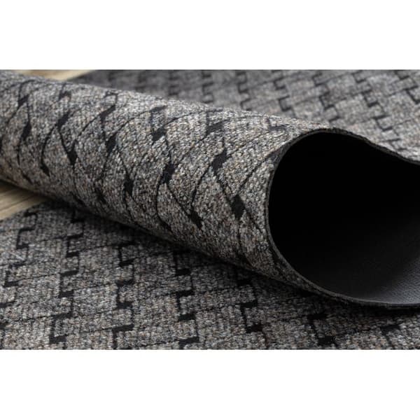 Visker skridsikker 100 cm VECTRA 316 ekstern, intern, gummibelagt - beige, 100x980 cm