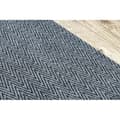 Miniatyrbild 3 av 5: Dörrmatta halkskydd 100 cm MAGNUS 2954 Sicksack utomhus, inomhus grå, 100x280 cm