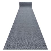 Visker skridsikker 100 cm MAGNUS 2954 Zigzag ekstern, intern, gummibelagt - grå, 100x1250 cm