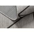 Miniatyrbild 4 av 5: MATTA SIZAL FLOORLUX 20605 silver / svart / beige TRIANGLER, GEOMETRISK, 80x150 cm