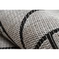 Miniatyrbild 5 av 5: MATTA SIZAL FLOORLUX 20605 silver / svart / beige TRIANGLER, GEOMETRISK, 80x150 cm