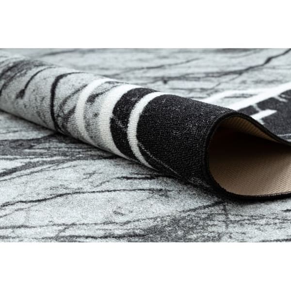 Kumipäällysteinen päällyste 110 cm MARMUR, kivi harmaa, 110x350 cm