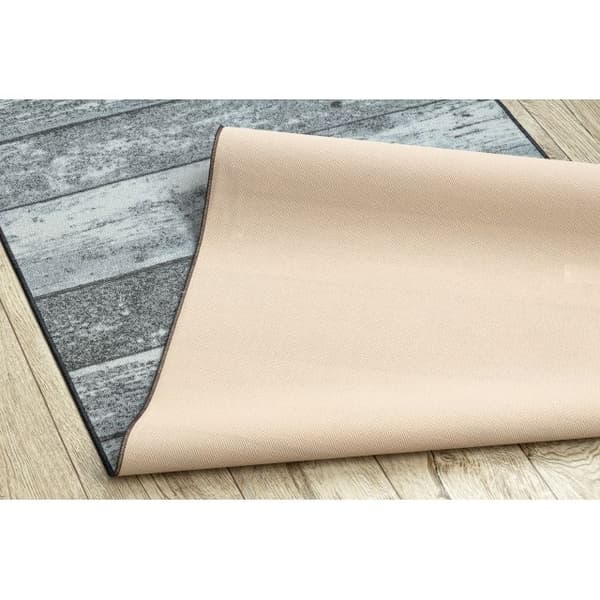 Gummibelægning 120 cm DESKI grå, 120x670 cm