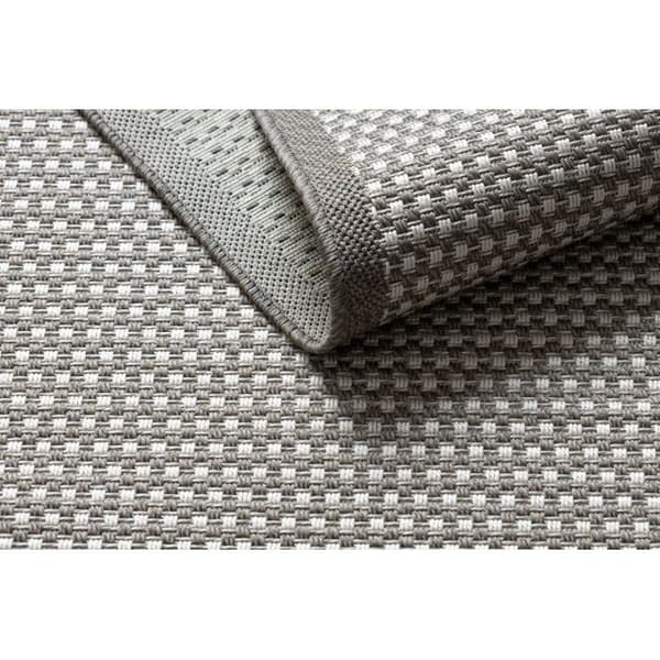 Sisaltæppe SISAL BORDERO 2907 płaskie tkanie taupé / fløde, 80x150 cm