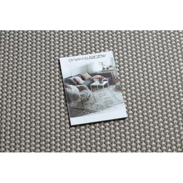 Matta SISAL BORDERO 2907 Platt vävd taupe / kräm, 120x170 cm