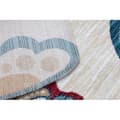 Pikkukuva 3 / 5: Lasten Matto TOYS 75326 Motyle, motylki lapsille - moderni, nieregularny kształt kerma / punainen vaaleanpunainen, 133x192 cm