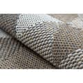 Pikkukuva 5 / 5: Matto CASA Ekologiczny, EKO SIZAL Boho Kolmiot 2816 kerma / taupe, z bawełny recyklingowanej, 133x190 cm