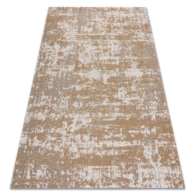 Matta CASA ECO SISAL Boho vintage 2809 grädde / gul, återvunnen matta, 114x170 cm