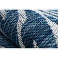 Miniatyrbild 5 av 5: Matta SISAL SION Löv 22151 Flat vävd ecru / mörkblå, 120x170 cm