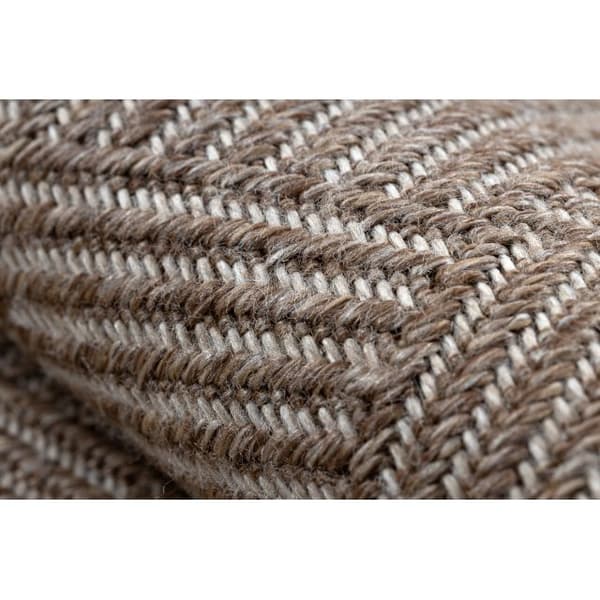 Tæppe HOUSE OVERRASKNING SISAL 40350 Roma, płaskie tkanie, efekt wełny beige, 120x170 cm