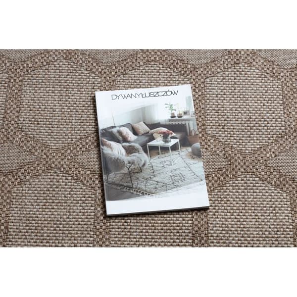 Tæppe HOUSE OVERRASKNING SISAL 40356 Roma, płaskie tkanie, efekt wełny beige, 120x170 cm