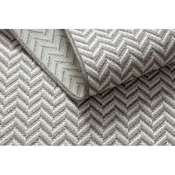 Tæppe SISALO OVERRASKNING SISAL Zigzag 2901 fløde / taupé, 120x170 cm