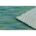 Miniatyrbild 3 av 5: Modern FISY matta SISAL 20776 sicksack, melange blå, 80x150 cm