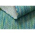 Miniatyrbild 4 av 5: Modern FISY matta SISAL 20776 sicksack, melange blå, 80x150 cm