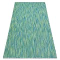 Miniatyrbild 1 av 5: Modern FISY matta SISAL 20776 sicksack, melange blå, 80x150 cm